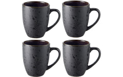 Bitz, Kaffeetasse 300 ml, 4 Stück, Schwarz/