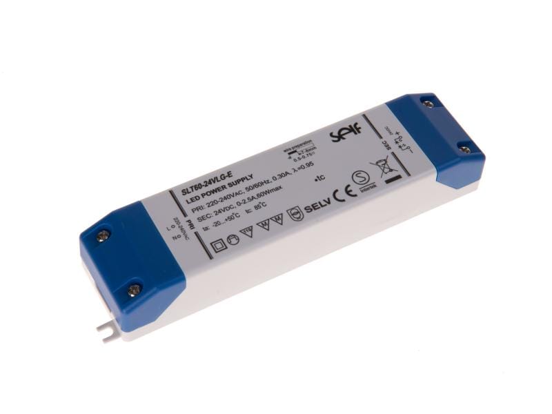 SELF | LED-Treiber Netzgerät | SLT60-24VLG-E, 24V - 2.5A - 19.2W