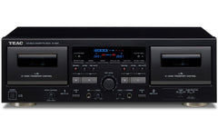 TEAC | Doppel Kassette Deck + Karaoke mixer | Schwarz