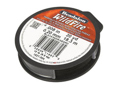 Creativ Company | Perlengarn 0.20 mm | schwarz, Stärke: 0.20 mm, 18,3 m