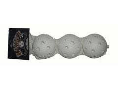 Eurostick | Unihockeyball Floorball 3er-Pack | Weiss