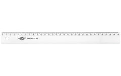 WEDO Lineal aus Kunststoff 30cm Skala,