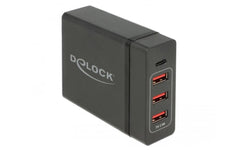 Delock Ladegerät 1x USB-C PD+3x USB-A