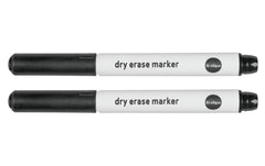 Bi-Office Glassboard-Marker schwarz 2er