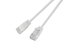 SLIM, Slimpatchkabel RJ-45 - RJ-45, Cat 6,