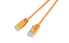 SLIM, Slimpatchkabel RJ-45 - RJ-45, Cat 6,