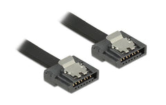 Delock SATA-3 Kabel 20 cm, Metall Clip