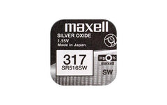 Maxell Knopfzelle SR516SW, 10er Pack