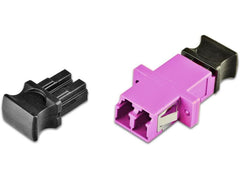 Lightwin | LWL Kupplung LC-LC, OM4 | Duplex Multimode, plastik, violet