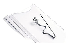 DURABLE | Namensschild m. Wellennadel 40x75mm | Pack à 100 Stück