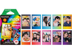 Fujifilm | Instax Mini 10 Blatt rainbow | zu Instax Mini 90 Neo classic / Mini 8