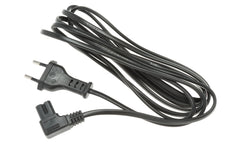 Euro Netzkabel 230V 3m, 2 polig, gewinkelt