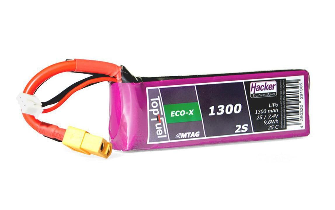 TF ECO-X LiPo-Akku 7.4V 1300mAh 2S 25C