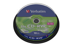 Verbatim CD-RW 12x 700MB/80Min, 10er Sp.
