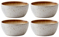 Bitz | Schale 12cm Creme/Creme | 4 Stk., D: 12cm, H: 6cm, Stoneware