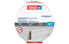tesa | Montageband Tapete&Putz, 10 kg | 5 m x 19 mm