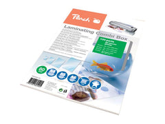 Peach | Laminating Combi Box | 20xA4,20xA5,20xA6,40xbusiness cards