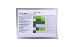 Exacompta Hülle PVC Infos Magnet silber A3
