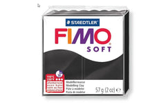 Fimo, Modelliermasse Soft Schwarz
