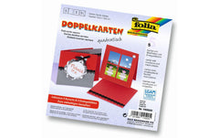 Folia Doppelkarten quadratisch 220 g/m2