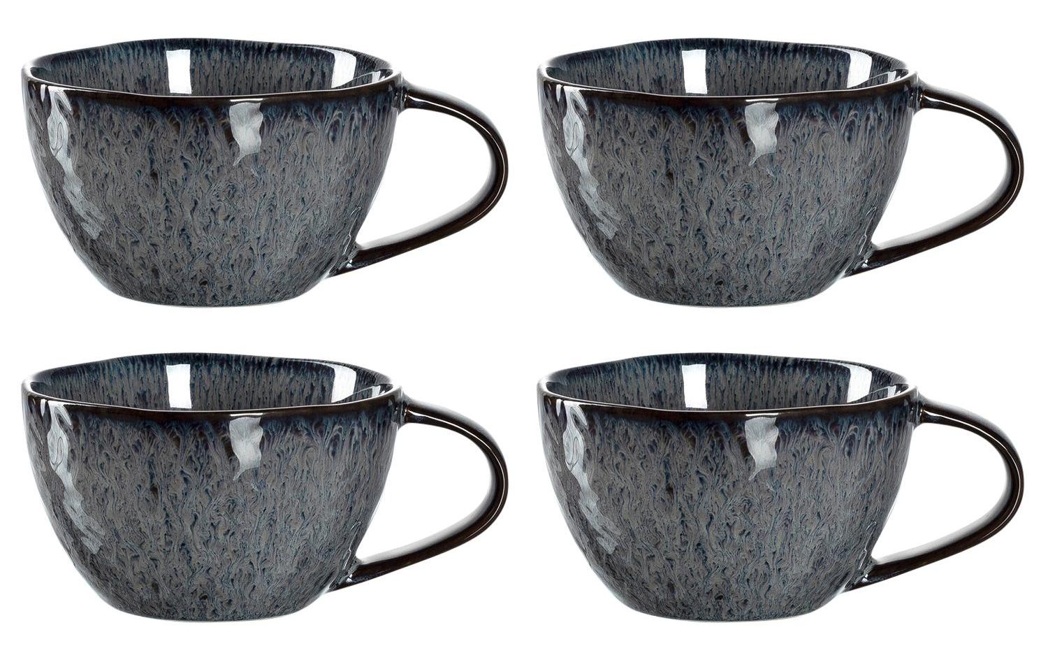 Leonardo Tasse Matera 290ml Anthrazit 4tlg
