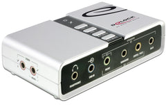 Delock | USB Sound Box 7.1 | In & Out, 48Khz, 7.1, S/PIF,AEX2.0