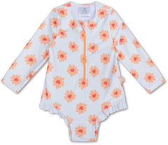 Swim Essentials | Schwimmanzug Mädchen 122/128 | Flower Hearts