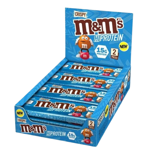 M&M's | Crispy High Protein Bar | 12 x 52 g | Milk Chocolate