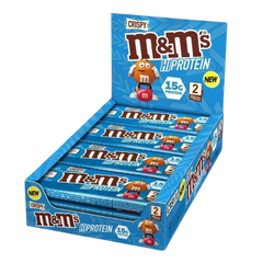 M&M's | Crispy High Protein Bar | 12 x 52 g | Milk Chocolate
