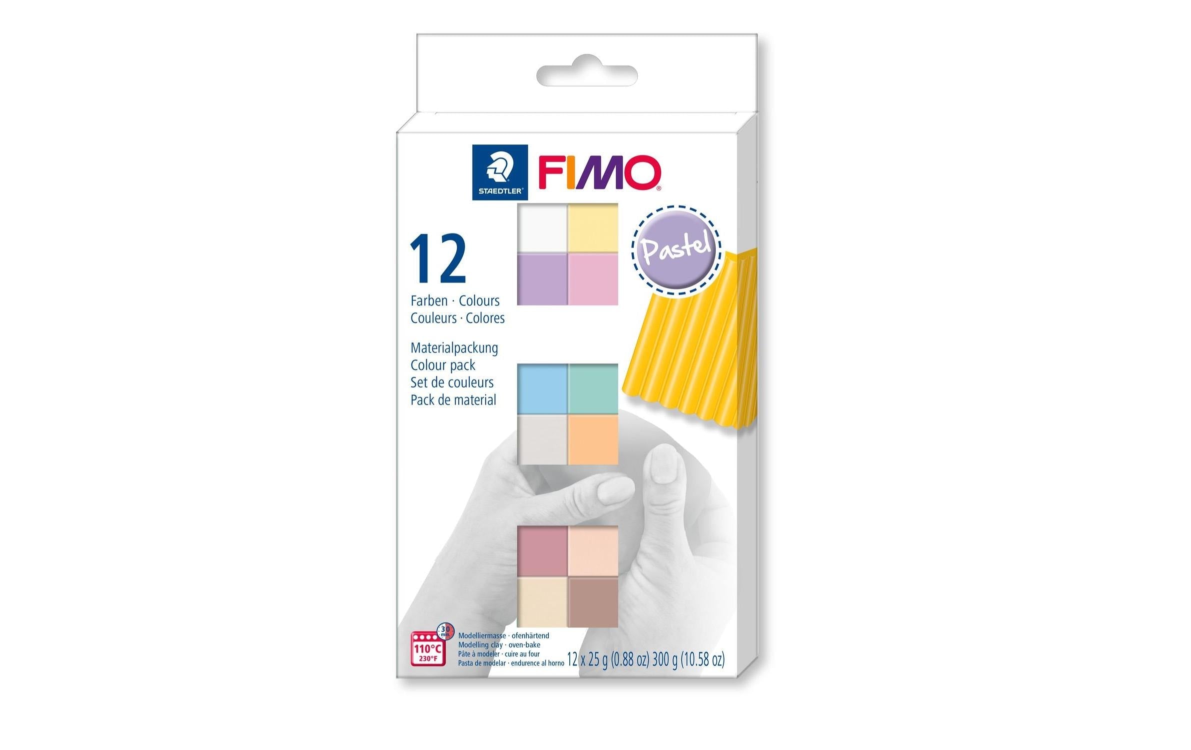 FIMO Soft Modelliermasse Set 12 x 25 g