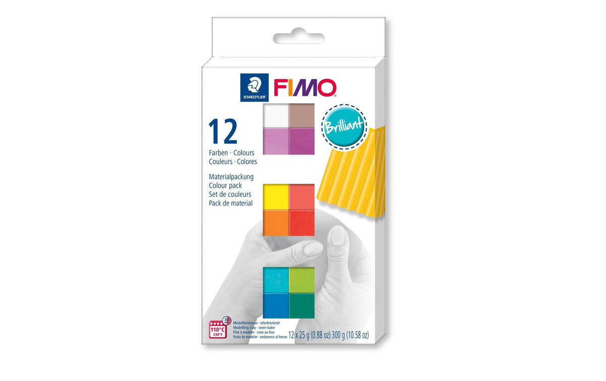 FIMO Soft Modelliermasse Set 12 x 25 g