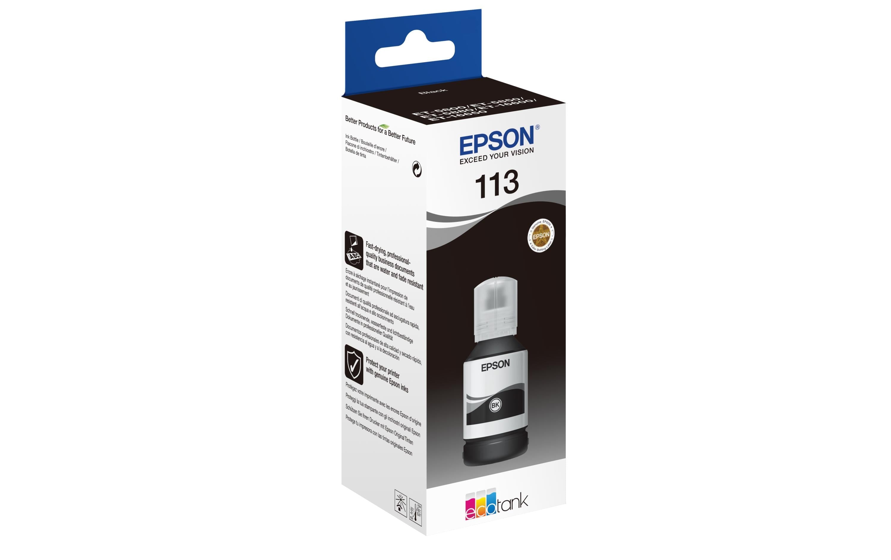 Epson, Tinte 113 / C13T06B140 Black