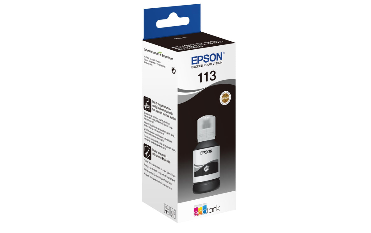 Epson, Tinte 113 / C13T06B140 Black