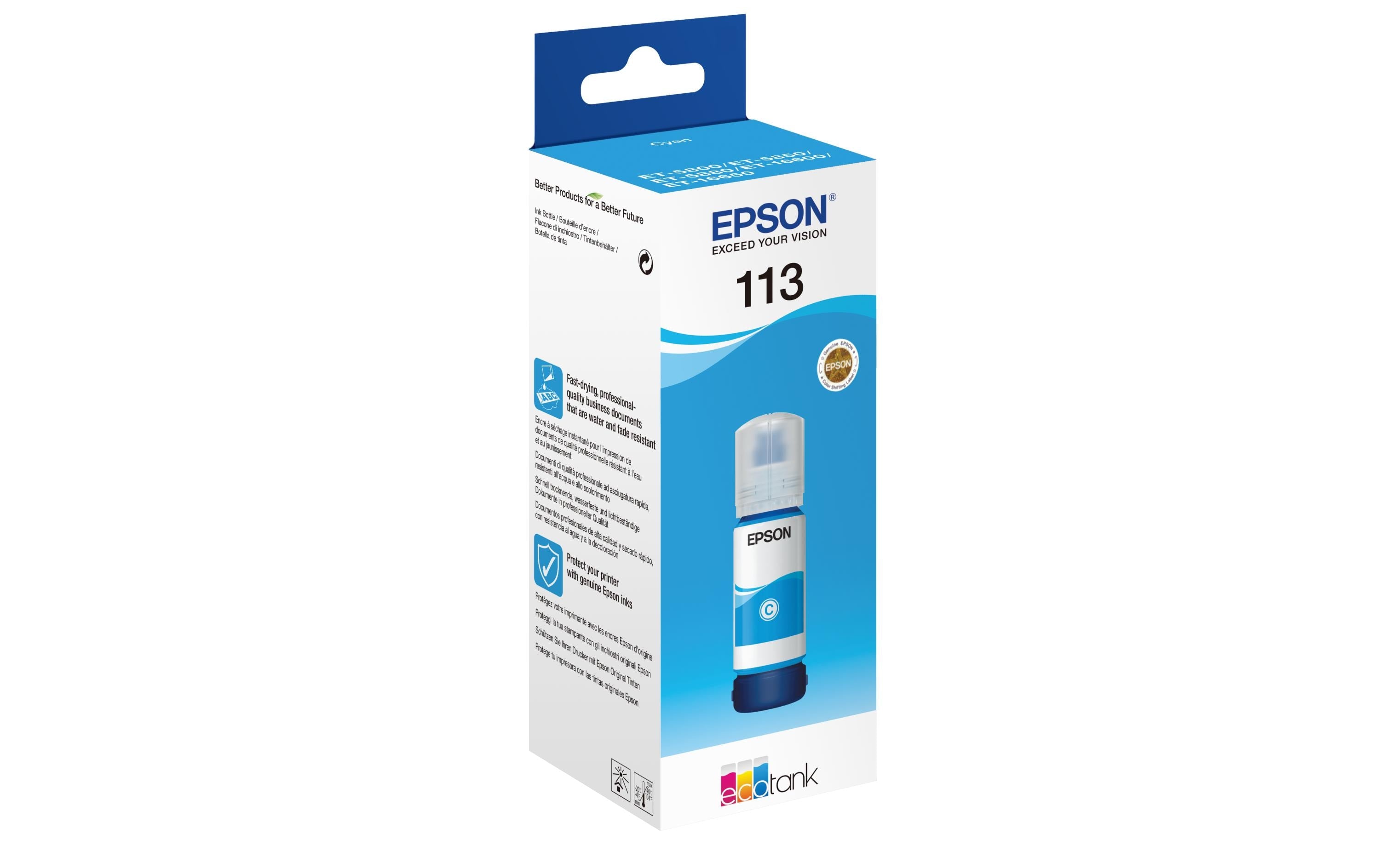 Epson, Tinte 113 / C13T06B240 Cyan