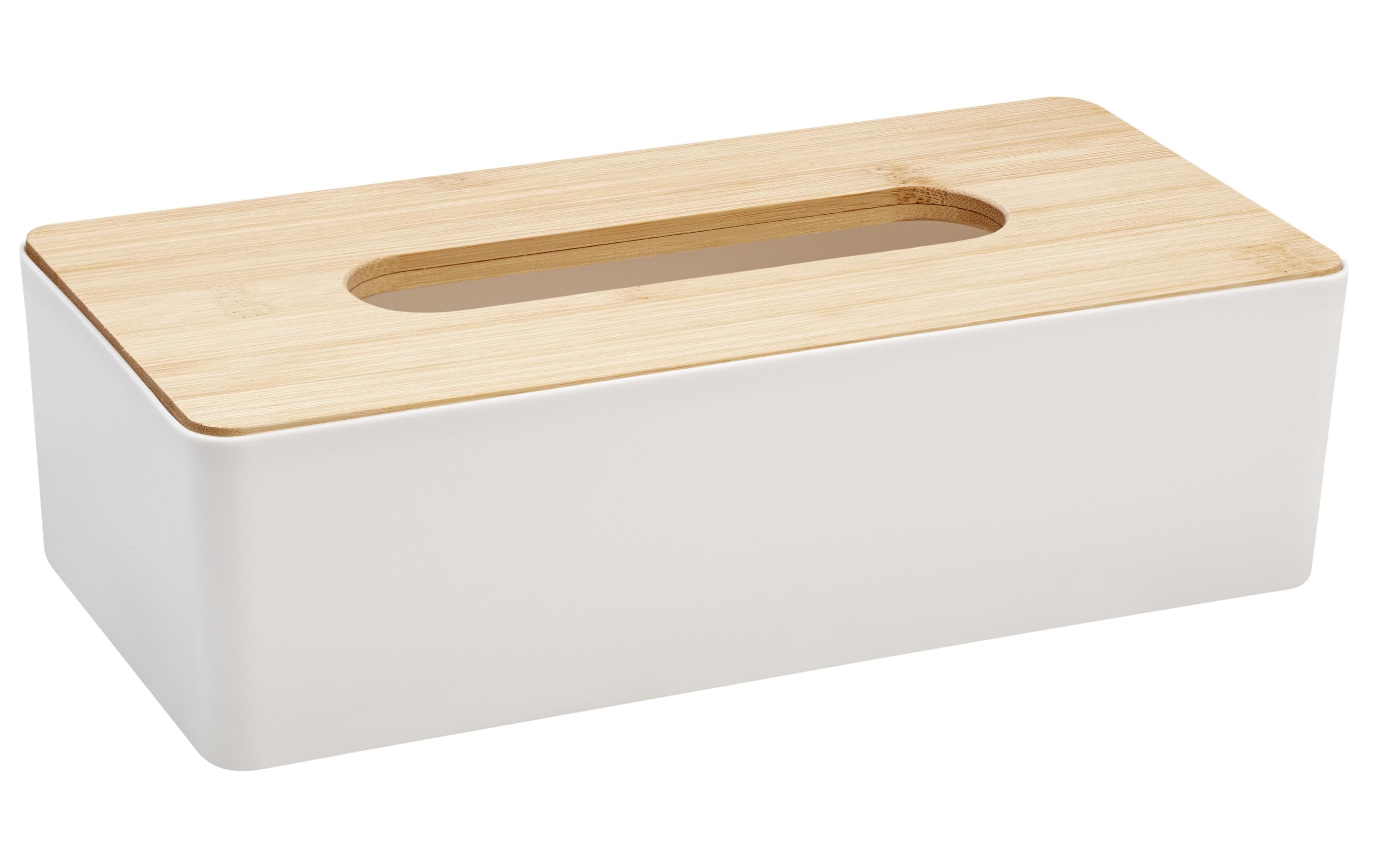 Diaqua Papiertuchspender Bambus, Weiss