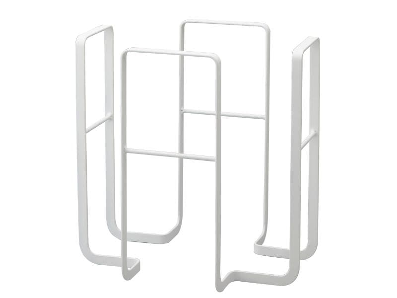 Yamazaki | Zeitungsständer News Rack Tower | weiss, Edelstahl