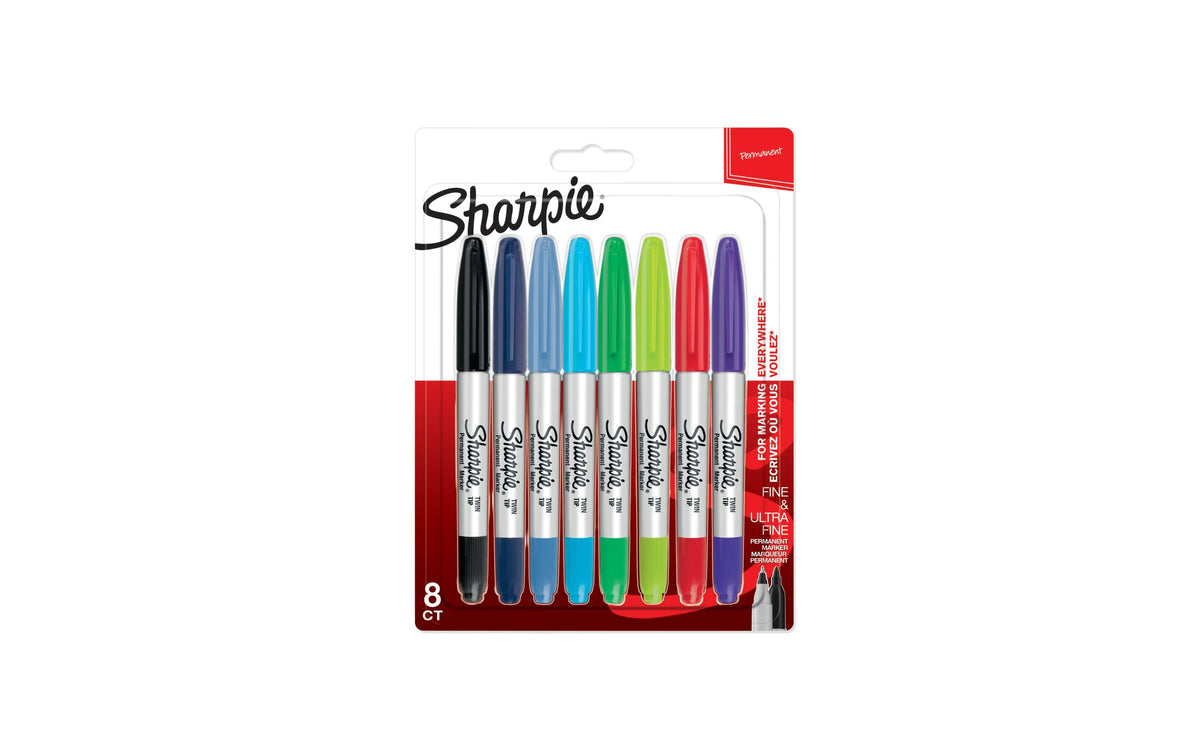 Sharpie Permanent Marker Twin Tip 8er