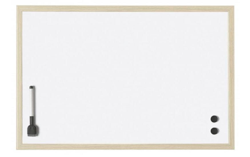 Magnetoplan Whiteboard mit Holzrahmen