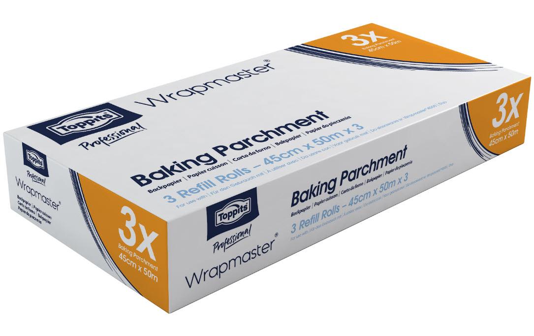 Toppits Wrapmaster Backpapier 3 Stück