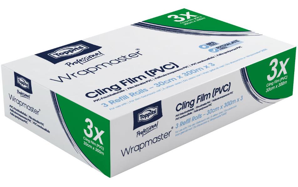 Toppits Wrapmaster Frischhaltefolie PVC
