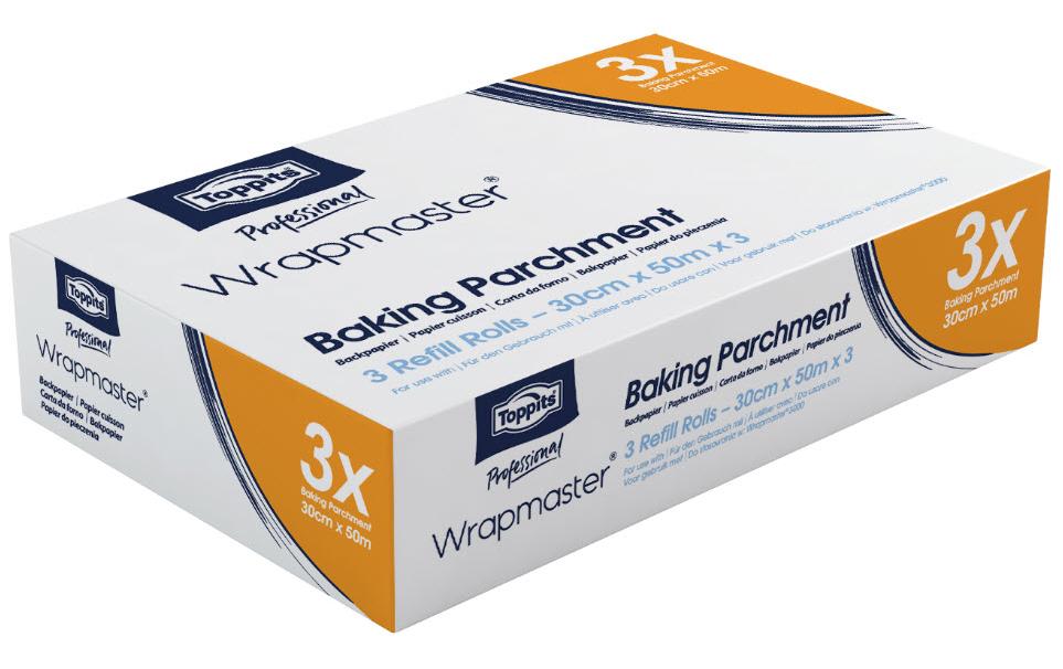 Toppits Wrapmaster Backpapier 3 Stück