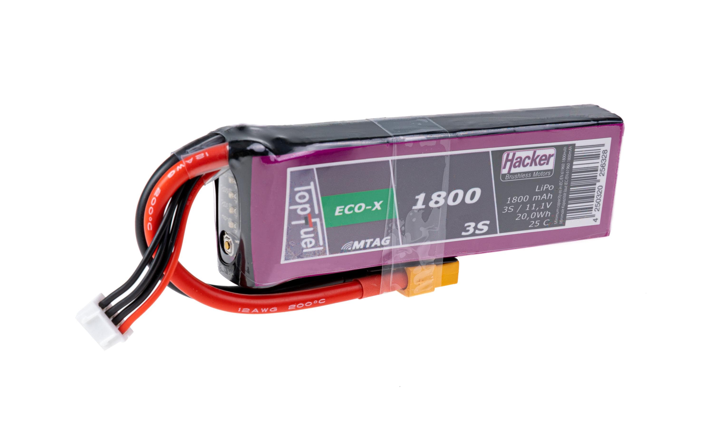 TF ECO-X LiPo-Akku 11.1V 1800mAh 2S 25C