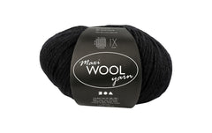 Creativ Company Wollgarn schwarz