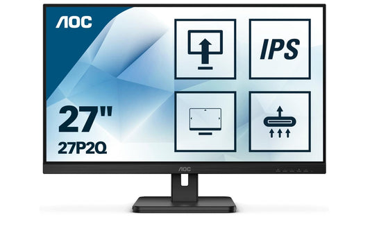 AOC | 27 27P2Q WLED, 1920x1080, IPS | HDMI / DVI / VGA / Displayport, Speakers
