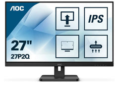AOC | 27 27P2Q WLED, 1920x1080, IPS | HDMI / DVI / VGA / Displayport, Speakers