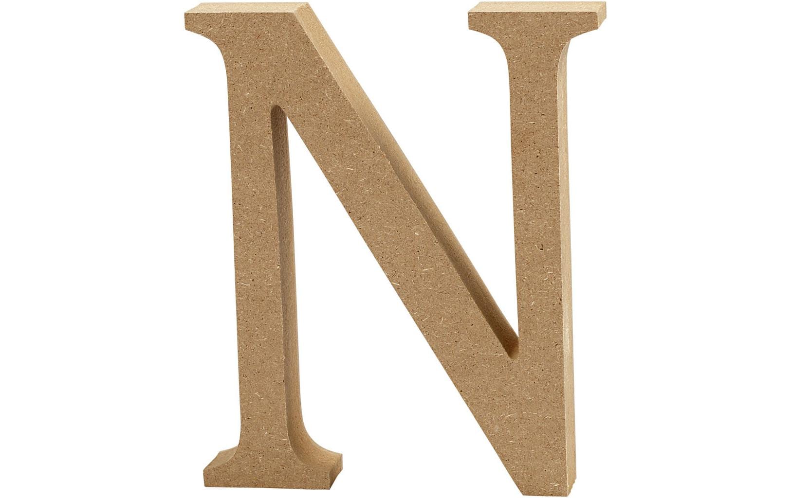 Creativ Company, Holzbuchstabe N 1 Stück