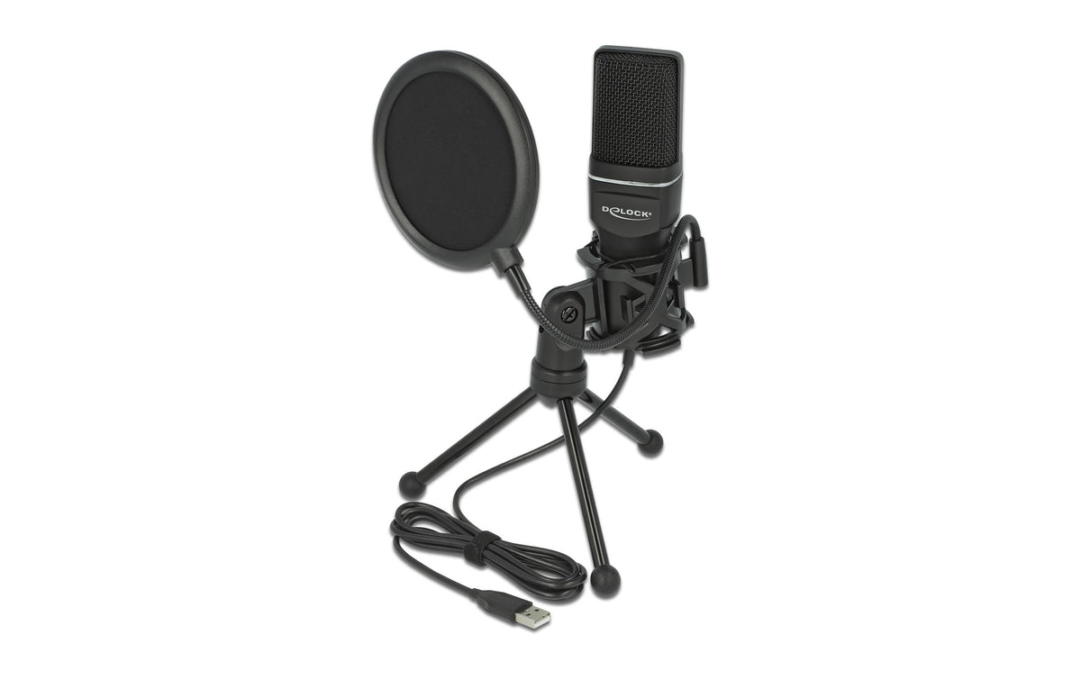 Delock Kondensator USB Mikrophon Set