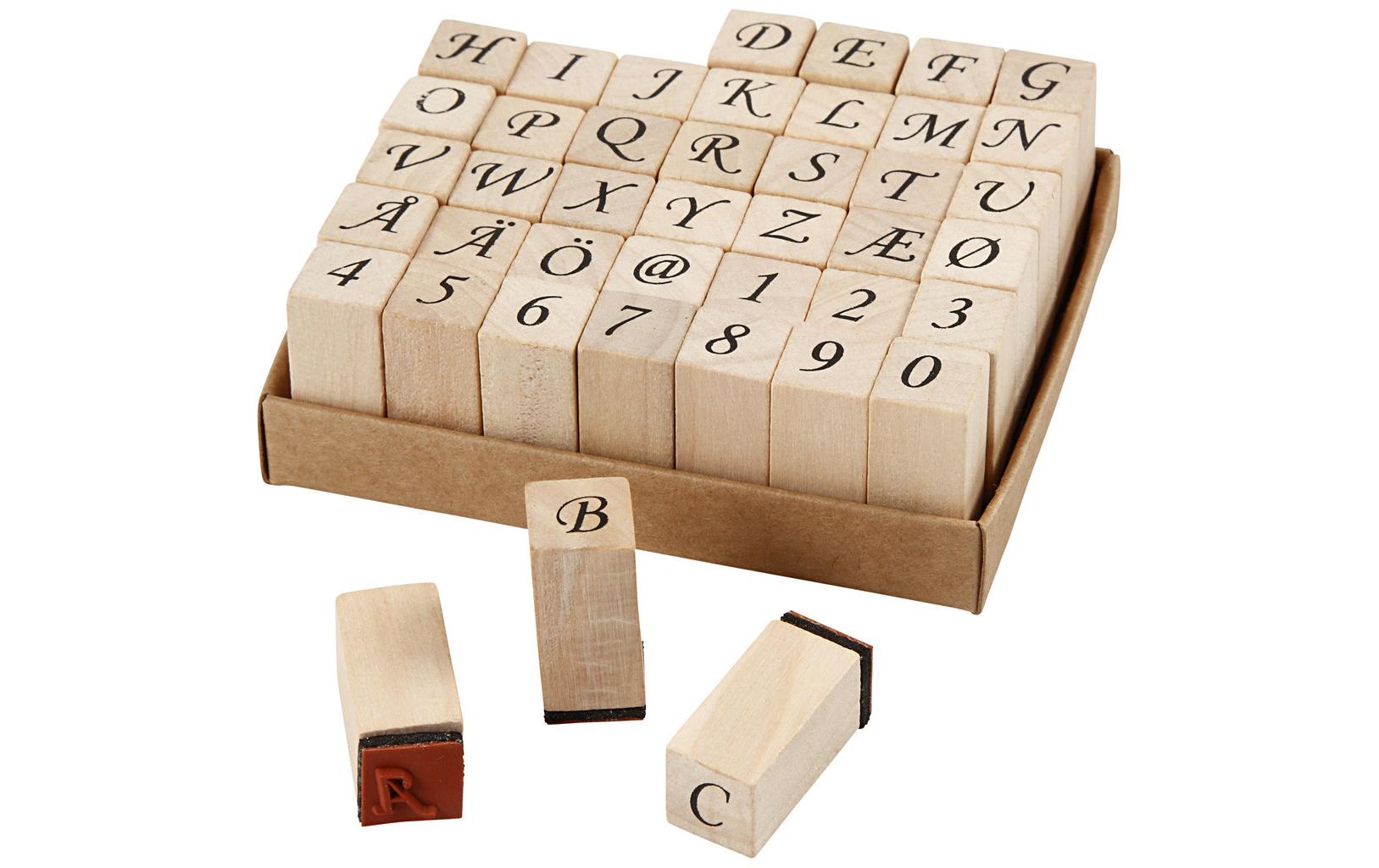 Creativ Company Stempel Buchstaben Zahlen