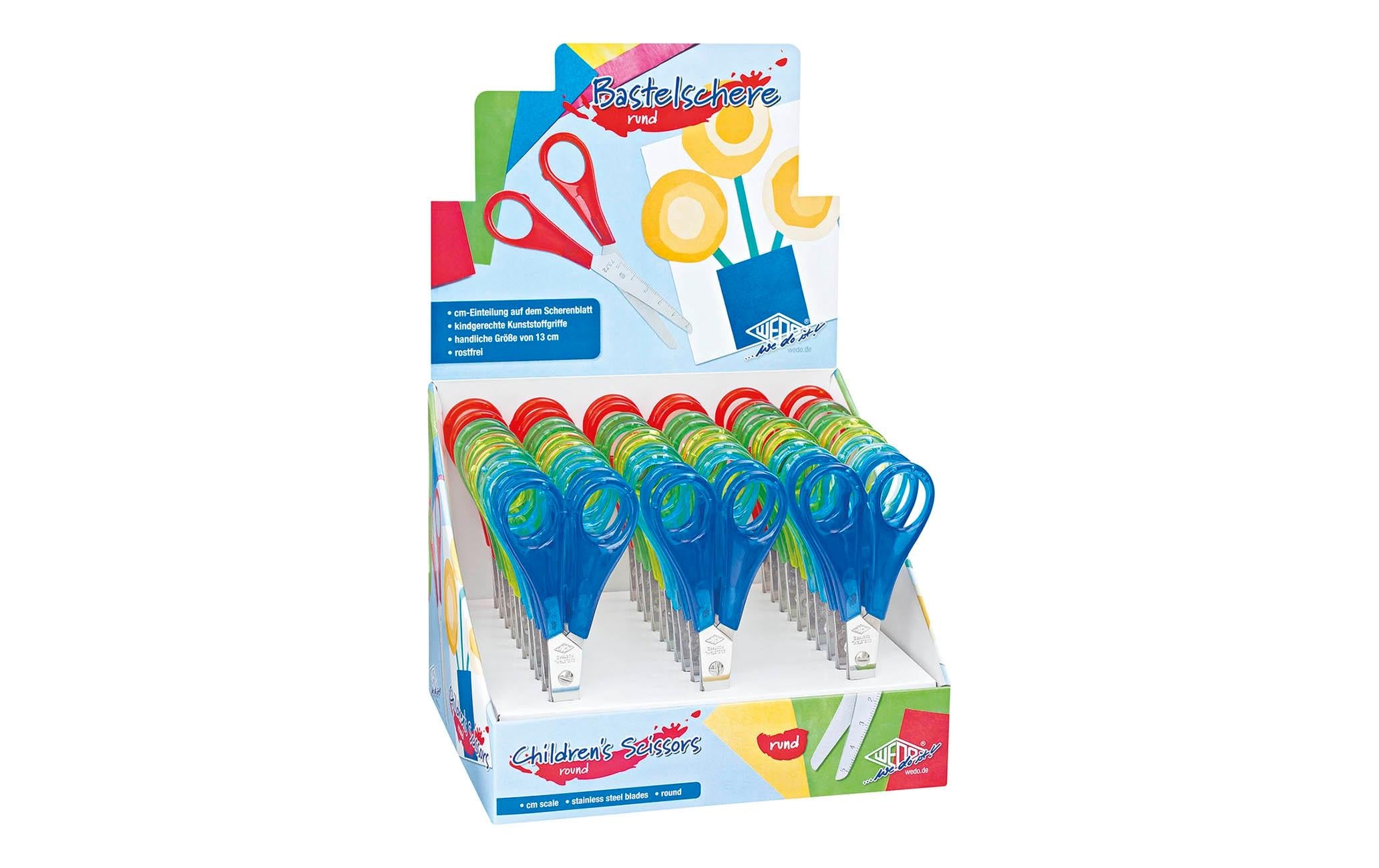 Wedo Kinderscheren Display, 30 Stück