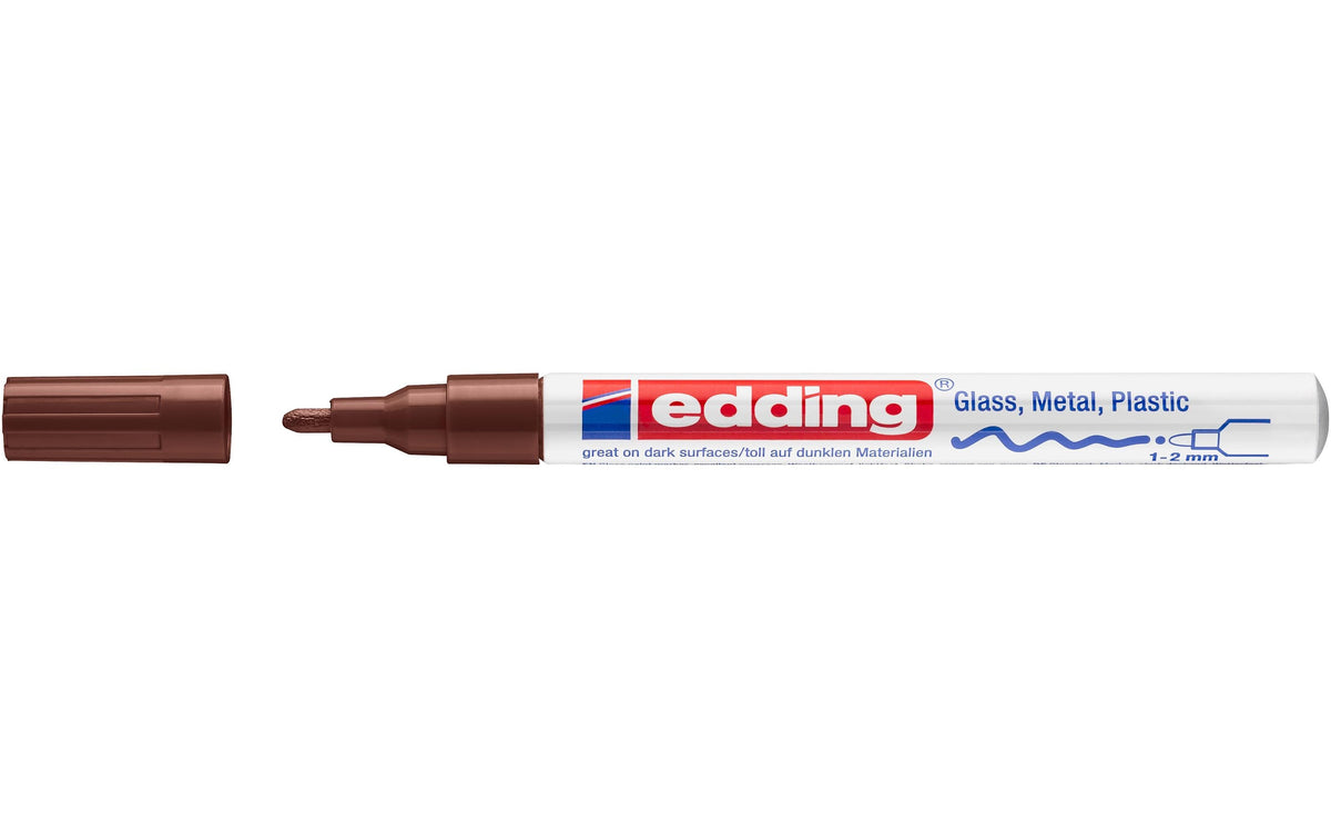 edding, Lackmarker 751 CREA Braun
